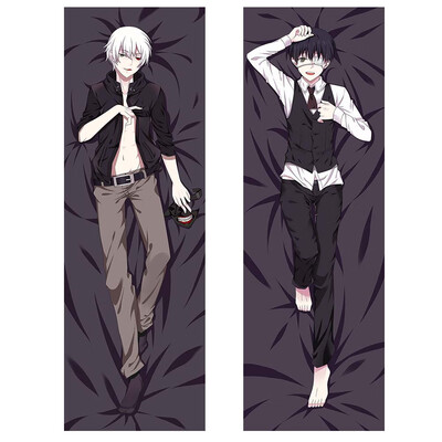

Lavendei Tokyo Ghoul Pillowcase Japanese Anime Double-Sided Decorative Pillow Cover Home Sofa Decor Gift for Anime Fans