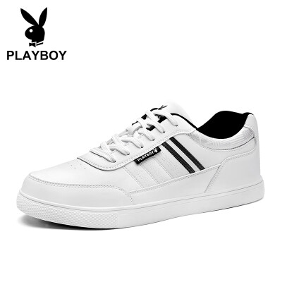 

Playboy PLAYBOY fashion sports&leisure shoes mens low-top tie wild DA75167 white black 42