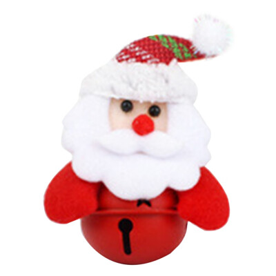 

Lovely Santa Elk Snowman Doll Christmas Bells Christmas Tree Hanging Pendant Xmas Home Party Ornament Christmas Decoration