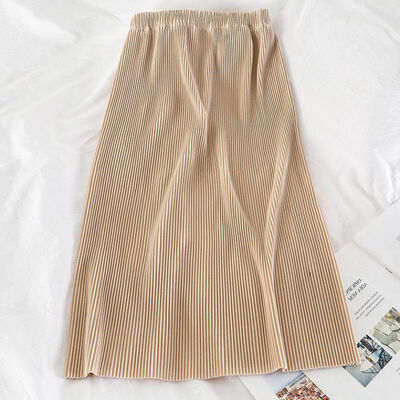 

Autumn Winter Skirt Women Stretchable Split Skirt Midi A-line Skirts Lady Sexy Korean Style Female Skirts