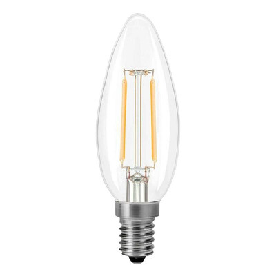 

2W LED Light Bulb 2700K Warm White E14 Base Candelabra Bulb LED Lamp 20W Equivalent Clear Filament Vintage Style LED Light Bulb