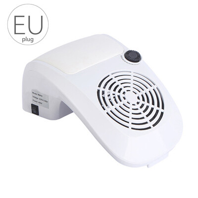 

45W Nail Vacuum Cleaner Low Noisy Strong Suction Nail Dust Collector UV Gel Nail Polish Cleaner Dust Bag Manicure Tools
