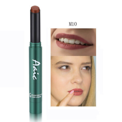 

Fashion Rotary Matte Lipstick Makeup Creamy Long Lasting Waterproof Moisturizing Cosmetics 10 Colors Can Choose