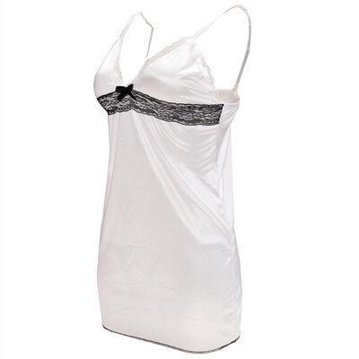 

Sexy Ladies Lace Sleepwear Sleepdress Deep V Lingerie Babydoll Nightdress Nightgown New