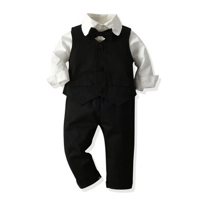 

Kids Boys Spring Autumn Casual Clothes Baby Boy Long Sleeve Striped T-Shirt And Trousers Kids Two-piece Outfit Sets