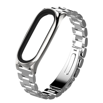 

〖Follure〗Luxury Stainless Steel Bracelet Replacement Watch Band Strap For Xiaomi Band 4