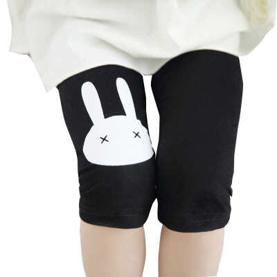 

Baby Girls Lovely Rabbit Print Calf-Length Pants Cotton Stretch Summer Leggings