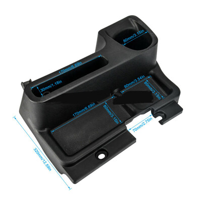 

Car Black Center Console Storage Box Durable For Toyota Land Cruiser LC76 LC77