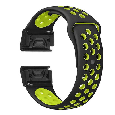 

For Garmin Fenix ​​5 5x 7 Colors Replacement Bracelet Soft Silicone Wrist Watch Bracelet Smart Watch Wrist Watch Band Smart Watch