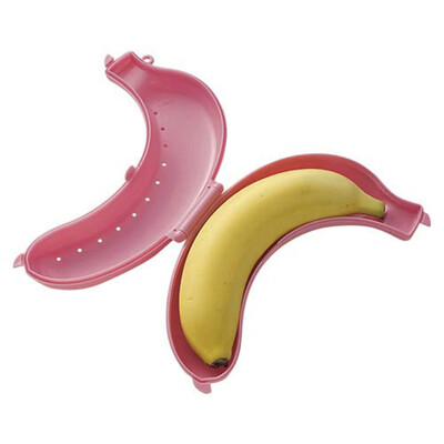 

Banana Protection Box Portable Food Container Outdoor Travel Fruit Banana Protection Candy Nut Storage Cases
