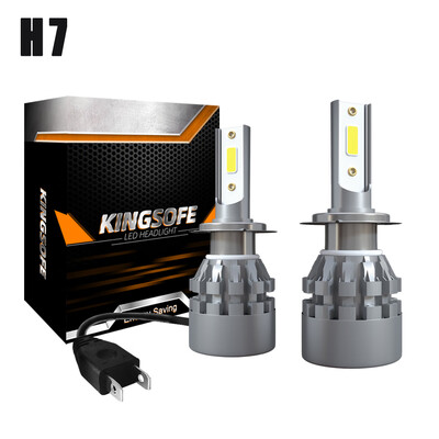 

1 Pair Car Truck LED Headlight Light Lamp White Waterproof H7 40W 6000K 6000LM