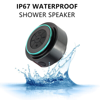 

Portable IP67 Waterproof Bluetooth Shower Speaker with FM Radio