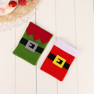 

Tailored Christmas Santa Suit Placemat Table Runner Mat Cutlery Holder Dinner Party Decor