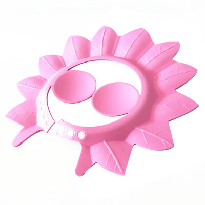 

Cute Baby Shower Caps Shampoo Cap Wash Hair Kids Bath Visor Hats Adjustable Shield Ear Protection Eye Children Soft Hats Infant