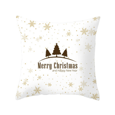 

〖Follure〗Merry Christmas Super Soft Square Throw Pillow Pillow Cover 45x45cm Home Decor