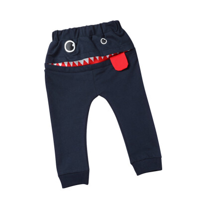 

Cartoon Baby Pants Full Length Cotton Toddler Spring Harem Pants Newborn Casual Trousers Loose Infants Elastic Pants