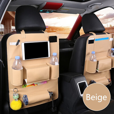 

Multi Functional Storage Bag Car Seat Back Protector Dust-proof Children Kick Mat Storage Bag