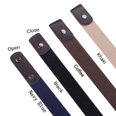 

Men Women Adjustable Elastic Stretch Waist Belt for Jeans Pants Invisible Elastic Belts No Buckle Belt