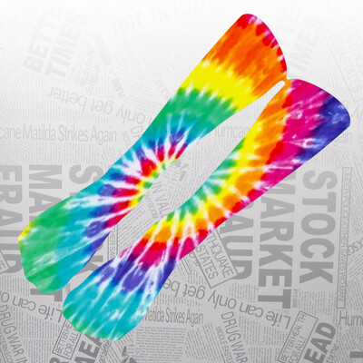 

Gobestart Colorful Tie Dye Compression Socks Soccer Socks High Socks Long Socks
