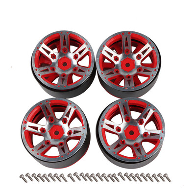 

Tailored 4pcs 19 inch RC Metal Wheels Hub Rim Set for Axial SCX10 RC4WD D90 110 RC Car