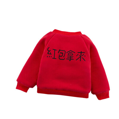 

Winter Kids Sweatshirts for Baby Girl Boy Clothes Character Print Casual Long Sleeve Sweatshirts Thicken Outerwear