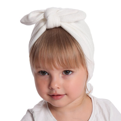 

Newborn Baby Girls Bow Headband Headwear Thickening Wool Cute Baby Girl Headband Toddler Soft Beanie Hat