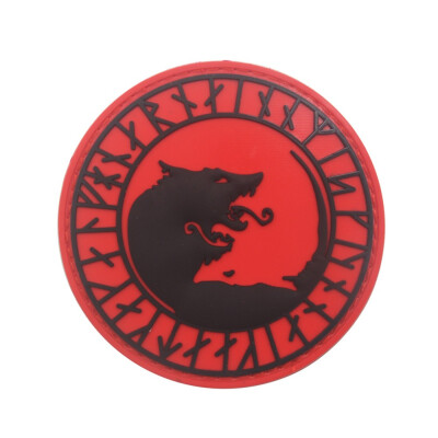 

Gobestart Viking Wolf Patch Tactical Patch Flag Magic Stickers Badge Decoration