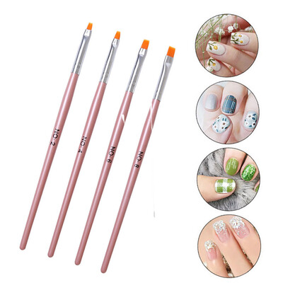 

〖Follure〗Gel Nail Art Brush Set Painting Moulding Pen Modeling Nail Brush Set