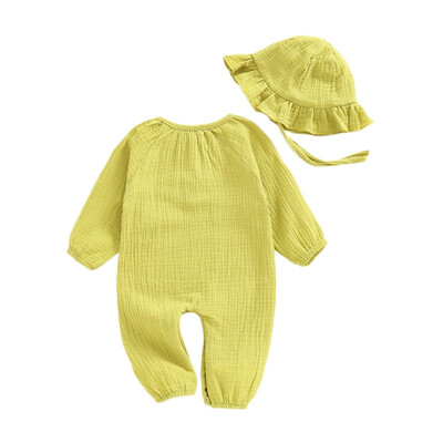 

2Pcs Baby Clothes Set Winter Baby Girl Clothes Outfits Newborn Girls Set RomperHat Toddler Girl Outfits