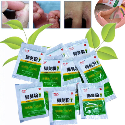 

10pcslot Fungal Infections Foot Bath Powder Feet Care Athletes Foot Foot Odor Sweat Itching Peeling Beriberi