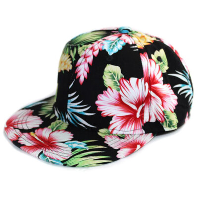 

New Hawaii Baseball Cap Snapback Hat Floral Hat Fashion Casual Palm Tree Design