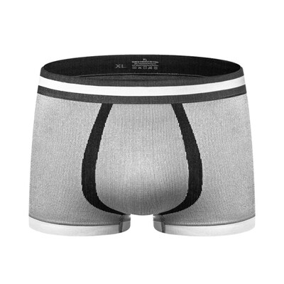 

Fashion Mens Seamless Underwear Four Corners Sexy Boyshort High Waist Mens Sexy Boxers Nylon Underwear