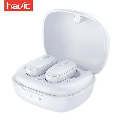 

Havit I91 Bluetooth Headset Wireless Sports 50 Smart Pairing Ears HD Call tws In-Ear Sports Headset Mini Ultra Small Earphones White