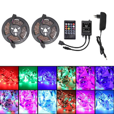 

RGB LED Strip Flexible Light 1 5M 60Ledm Music IR Remote Controller Home Decoration LED Stripe