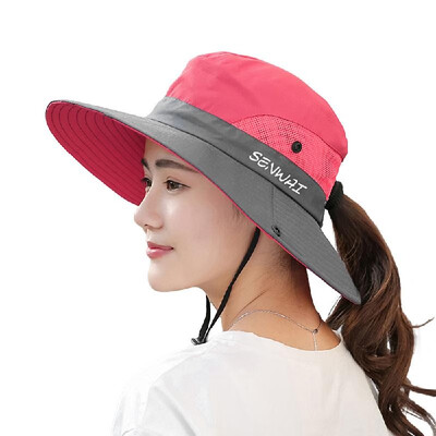

Sun Hat Wide Brim Boonie Hat Women UV protection Summer Cap for Beach Travel Hiking Camping Gardening