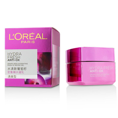 

LOREAL - Hydrafresh Anti-Ox Grape Seed Hydrating Mask-In Water Gel 50ml17oz
