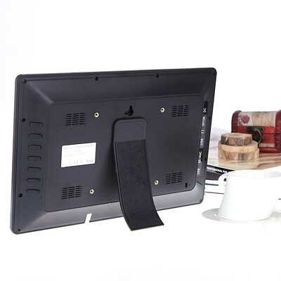 

12 HD TFT-LCD 1280 800 Full-view Digital Photo Frame Alarm Clock MP3 MP4 Movie Player with Remote Desktop
