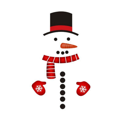 

Christmas PVC Snowman Refrigerator Sticker Festival Home Decor DIY Wall Sticker Removable Door Murals Decorative Wall Stickers