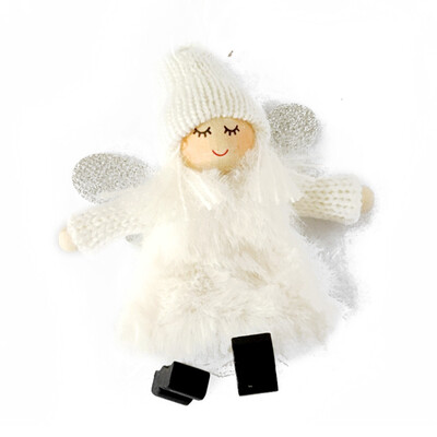 

2020 New Christmas Plush Angel Doll Creative Cartoon Wings Christmas Tree Pendant Decoration