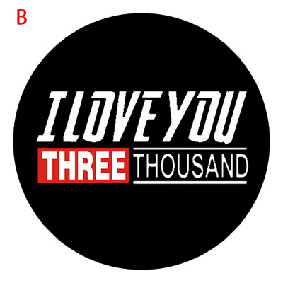 

Gobestart I love You Three Thousand Times Wrap Blanket Round Bathroom Kitchen carpet Diameter 100CM