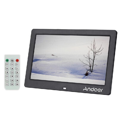 

101" HD Wide Screen High Resolution Digital Photo Picture Frame Alarm Clock MP3 MP4 Movie Player with Remote Control Christmas Gi
