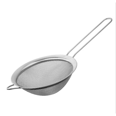 

1pc Stainless Steel Kitchen Flour Handheld Screen Mesh Strainer Flour Sieve Oil Strainer colander Filter spoon tool