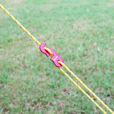 

4PcSet Tent Tarp Rope Reflective Guyline Camping Cord Guide Accessory Tools Top