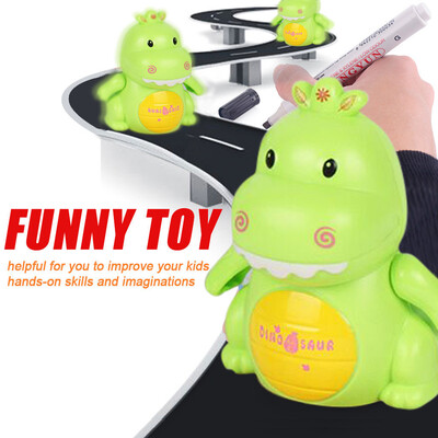 

Siaonvr Follow Any Drawn Line Magic Pen Inductive Cute Dinosaur Model Children Toy Gift