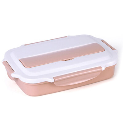 

Stainless Steel Dual-Wall Heat Insulated Food Container Picnic Office Lunch Box