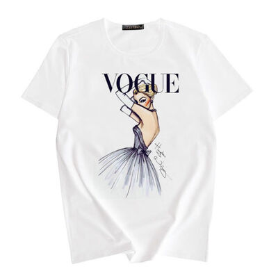 

Women All-match Slim Fit Fashion Cartoon Pattern Casual Summer New Style Personality T-shirts