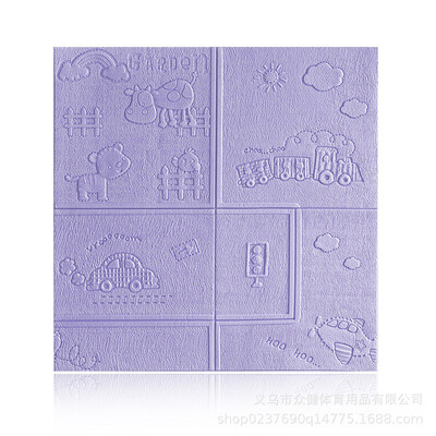 

3D Three-dimensional Wall Sticker Foam Waterproof European Style Wallpaper Self-adhesive Wall Decoration Sticker