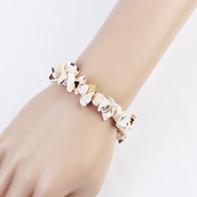 

Beach Cowrie Seashell Bracelets Bangles For Women Girls Boho Vintage Handmade Jewelry Gifts