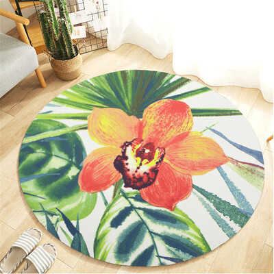 

〖Follure〗Botany Elements Blanket Round Bathroom carpet 60cm