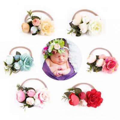 

Cute Kids Baby Girl Toddler Leaf Flower Hair Band Headwear Headband Accessories